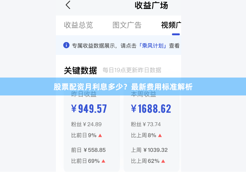 股票配资月利息多少？最新费用标准解析